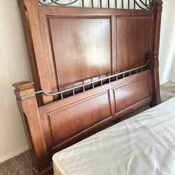 King Bed Frame And Box Spring!