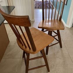 Bar Stool Swivel Chairs With Plastic Glides