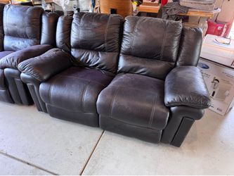 Leather Couch Set