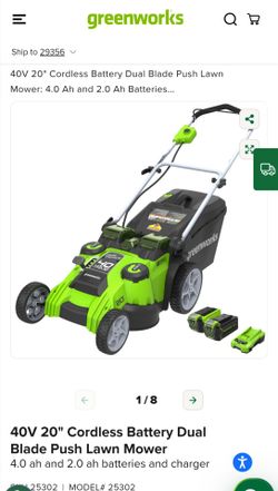 Greenworks Dual-Blade Used Mower 40V