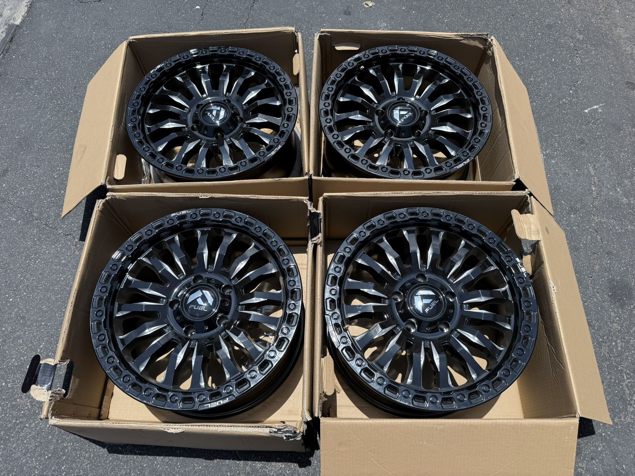 (4) 20” Fuel Wheels for Toyota Tundra - FC857 - $1500