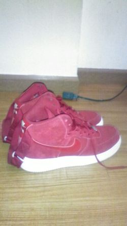 Nike red strap backs