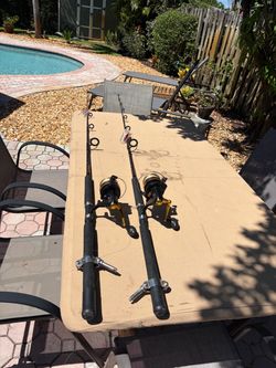 Pair of Penn Slammer 7’ Rods w/ Penn 850SSm Reels – Excellent Saltwater Combos