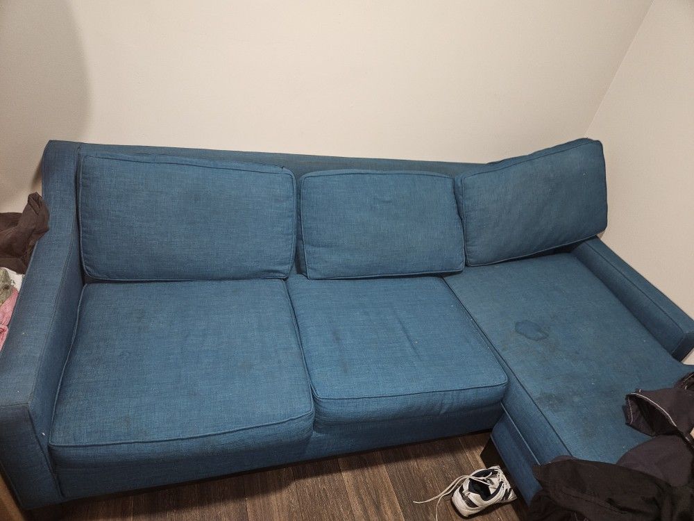 couch with ottoman