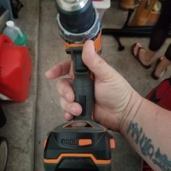 Ridged 20volt drill no charger