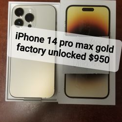 iPhone 14 Pro Max Gold Factory Unlocked 