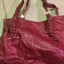 B.Makowsky Leather Shoulder Bag