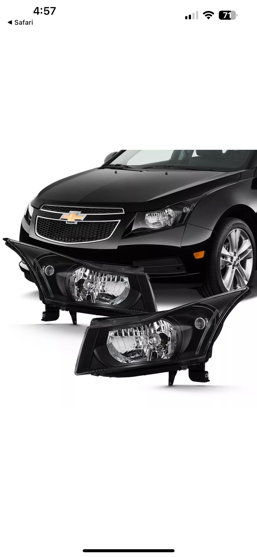 2012 Chevy Cruze Accessories Asking For $450 For Everything.