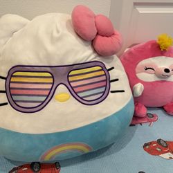 Squishmallows Hello Kitty Rainbow  Big Size 