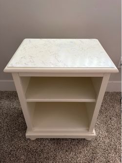 White Solid Wood Table