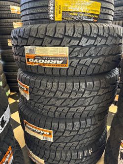 ✅📲Lt285/70/17 vendo set de llantas nuevas arroyo all-terrain