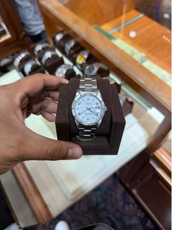 Rolex datejust 36mm white Arab dial w/ box