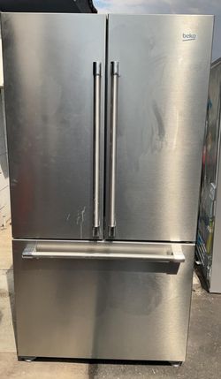 Beko 3-Door Silver Fridge
