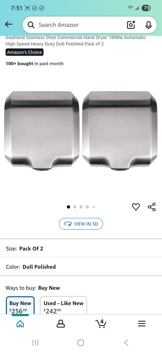 Commercial Hand Dryers (2 Pack)