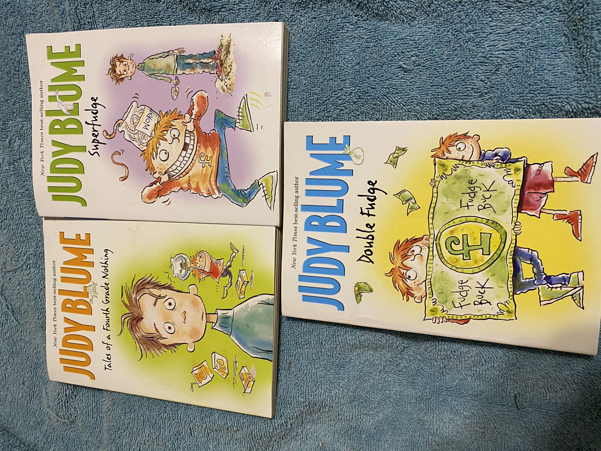 Three Judy Blume books