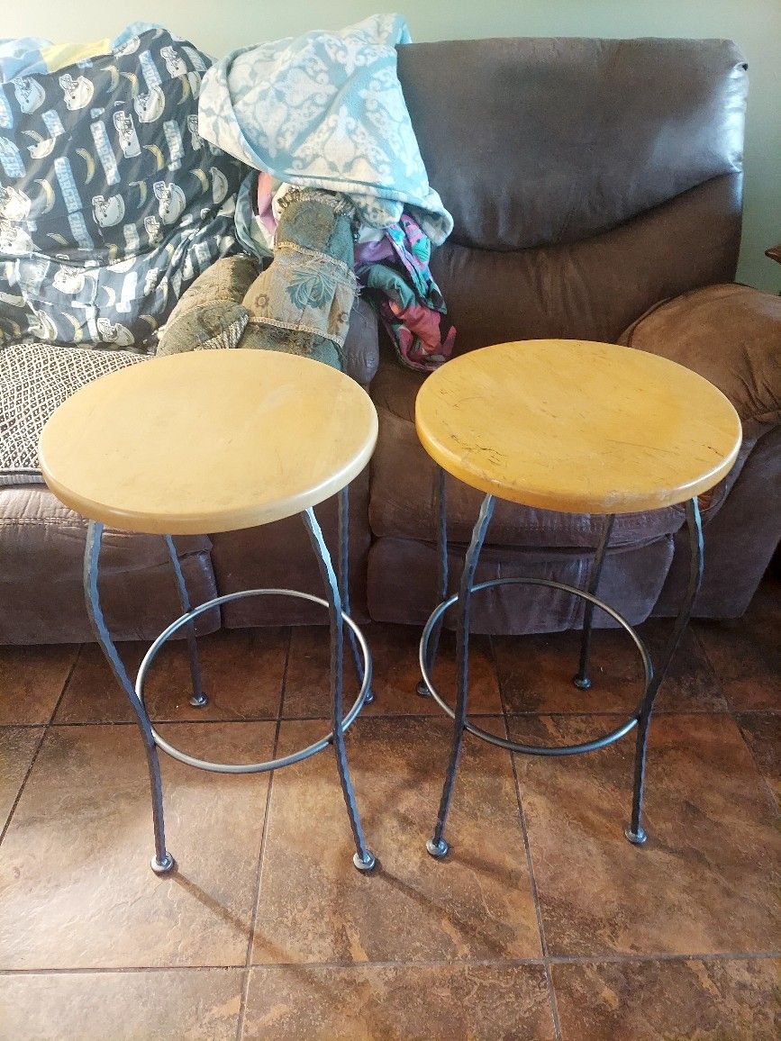 30" Metal Bar Stools/Counter Top Stools