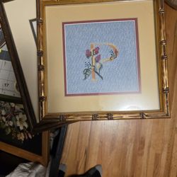 Needlepoint Letter P