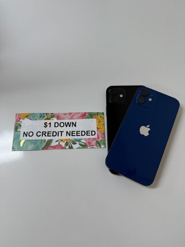 Apple IPhone 12 5G - Only $1 Today Pay The Rest Later!