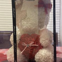Valentine’s Day Big Rose Bear With Heart ♥️ 