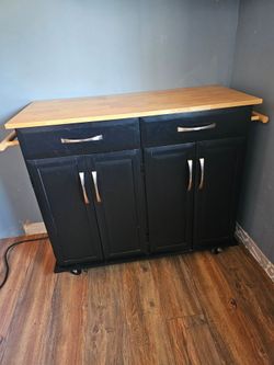 Kitchen island cart
