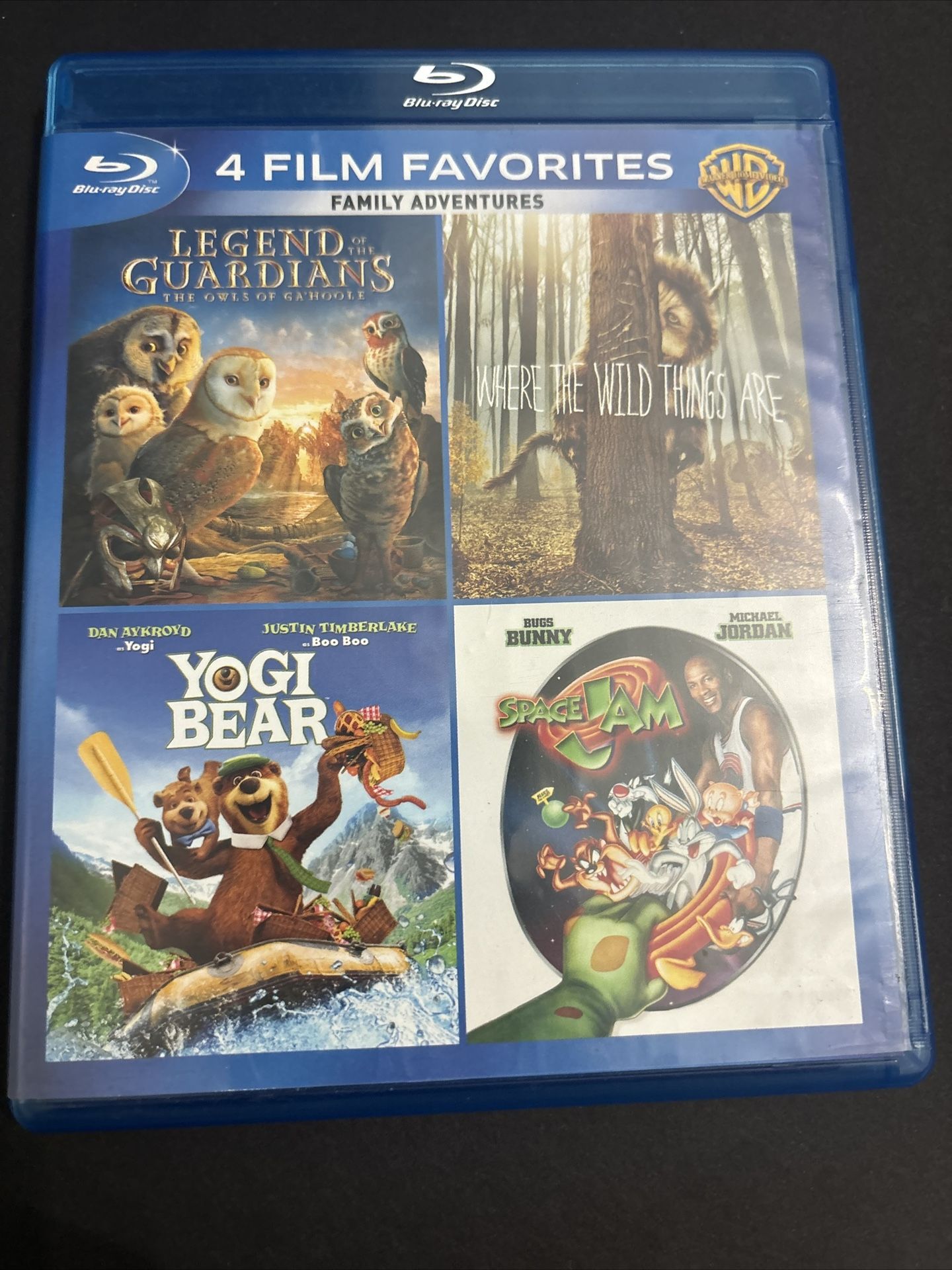 Blu-ray Movie Bundle Set Of 2: Space Jam And Legends Of The Guardians
