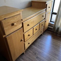 Real Wood Changing Table