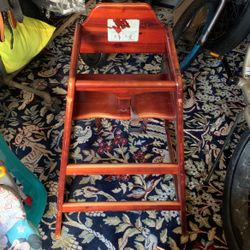 Wooden High Chair