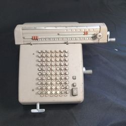 Vintage Monroe mechanical calculator,