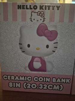 Hello Kitty Ceramic Coin Bank (2 Sold Separately) 