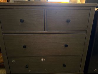 Solid wood dresser