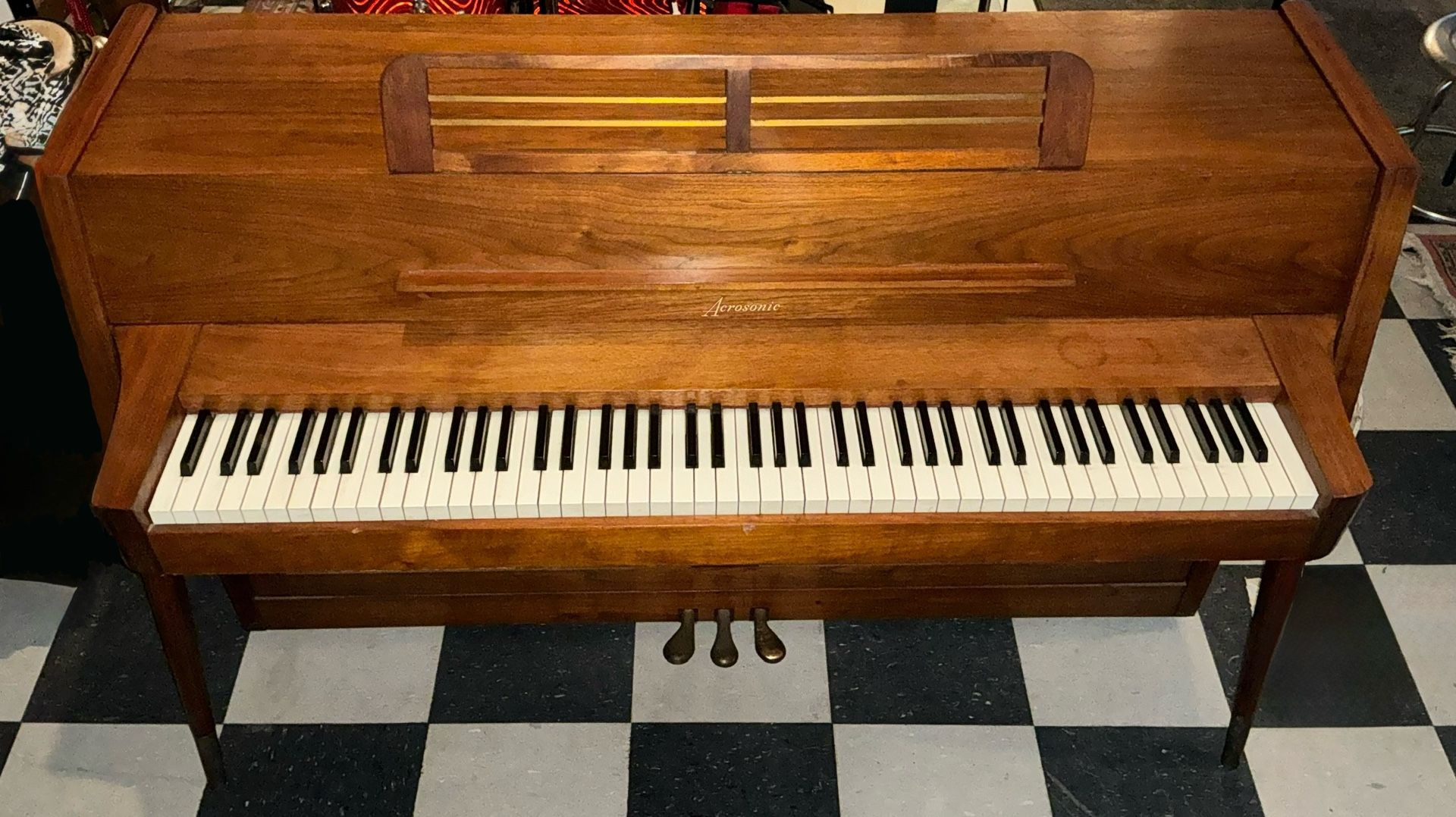 1961 Acrosonic By Baldwin Mid century Modern Spinet Piano