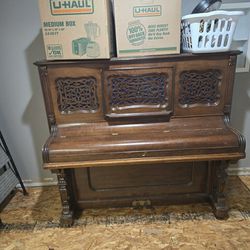 Antique Piano Kanabe Upright 1850s 