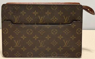 Louis Vuitton Vintage Pochette Homme Monogram Canvas Clutch Bag