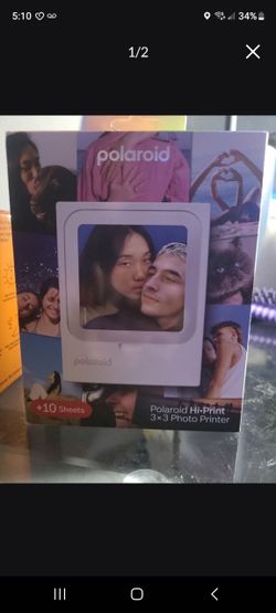 Polaroid 3x3 photo and frame printer