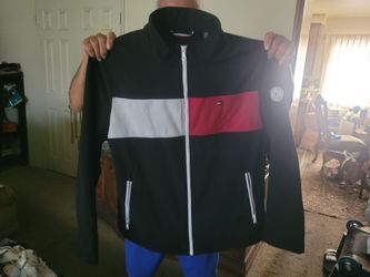 Shipping Available Used Excellent Condition Men's Tommy Hilfiger Full-Zip Jacket Size XL No Lower Offers Accepted