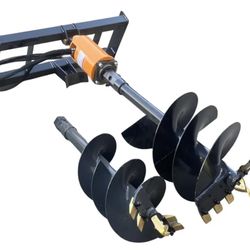 Wolverine Hydraulic Auger Post Hole Attachment