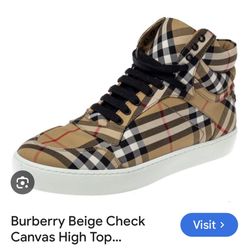 Burberry High tops 
