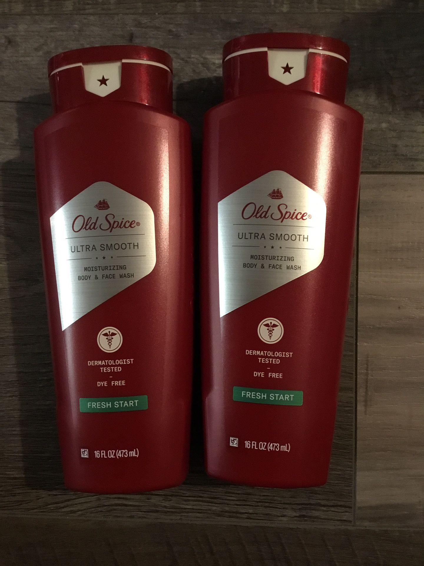Old spice ultra smooth fresh start body & face wash $3.50 each