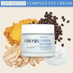 AURONIS Caffeine Eye Cream | Under-Eye Hydrator for Dark Circles
