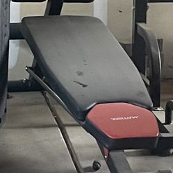 Weight And Bench , Bar And Exercise Bike