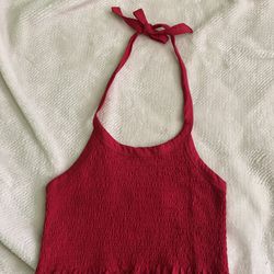 Pacsun Red Halter Top