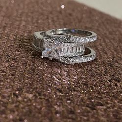 Wedding Engagement Anniversary Promise Friendship Ring Set