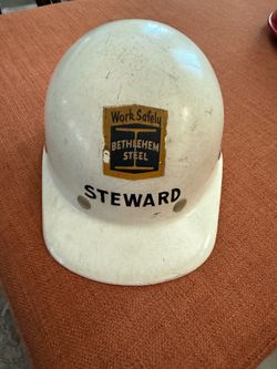 Vintage Bethlehem Steel Hard Hat