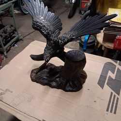 Bronze eagle sculpture "VINTAGE" [PLEASE READ DESCRIPTION FOR DETAILS =THANK YOU!!👍