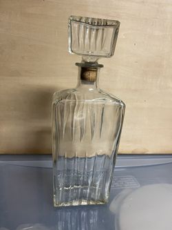 Vintage | wine liquor decanter bottle glass |