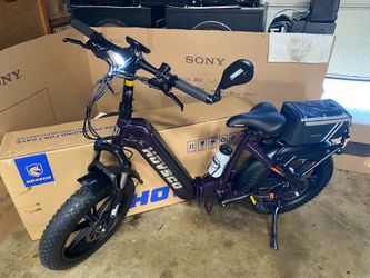 HOVSCO HOVBETA FOLDING EBIKE IN BEAUTIFUL PURPLE,750 WATTS MOTOR W TORQUE SENSOR!!