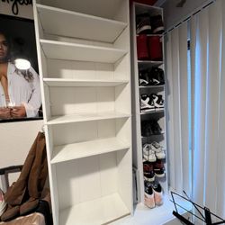 White 6 Tier Shelving 