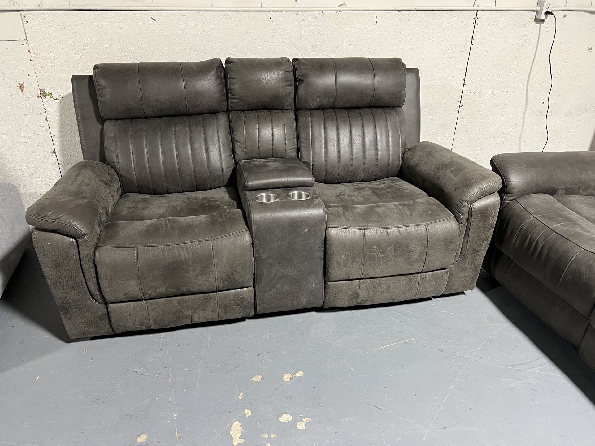 garcelle 2-piece fabric power reclining