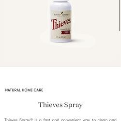 6, 1oz Thieves Spray Bottles, Young Living 