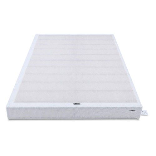 Amazon Basics Mattress Foundation / Smart Box Spring for Twin Size Bed, Tool-Free Easy Assembly - 9-Inch, Twin